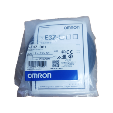 Sensore fotoelettrico E2S Q13/E3Z-D61: Specifiche e applicazioni