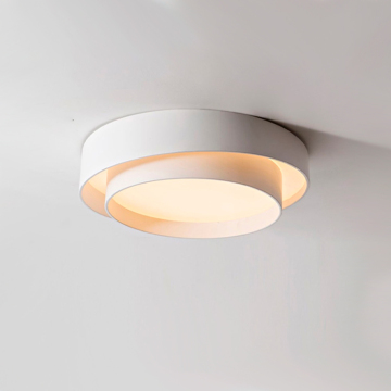 Nordique simple plafond double ronde
