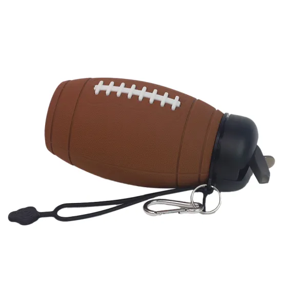 Custom Logo Portable BPA-Free Rugby-Shaped Leakproof Sports Water Bottles