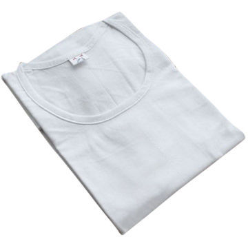 Men's Undershirts/Made of 100%Cotton/Customized Size and Logo are Accepted/OEM Undershirts