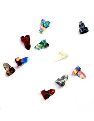Celluloid thumb picks, plastic guitar picks, musical instruments picks