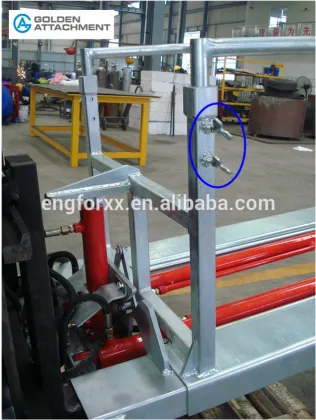 Forklift waste collection equipment bin tipper