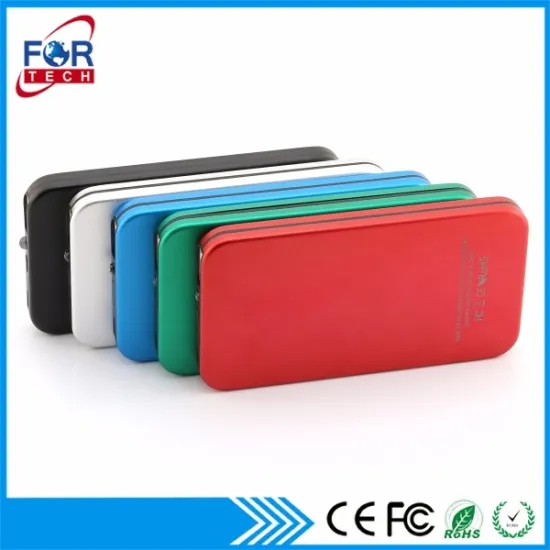 Ultra thin credit card sized power bank built with 32gig usb drives 4000mah capacity for promotional