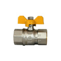 Plated nickel FM thread brass gas ball valves