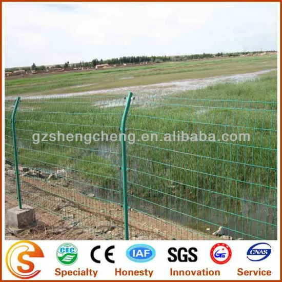 Horizontal Steel Fence Design/Double Wire Mesh Fence Used For Road