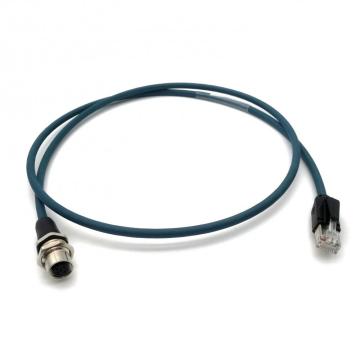 M12 to RJ45 pre-wires installation cable EtherNet IP