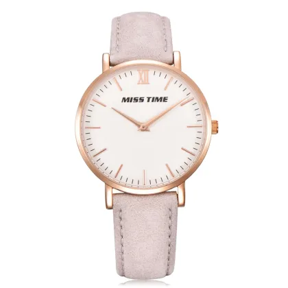 Classic luxury female wrist quartz watch