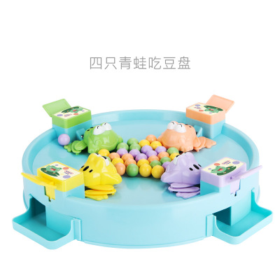 Party Games Table Toys for Children Greedy Frog Eating Bean Toys Broad Games Multiplayer Tnteractive Toy Family Funny Gift A5A