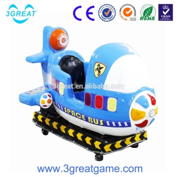 High quality attractive space bus coin operated theme park kiddie ride