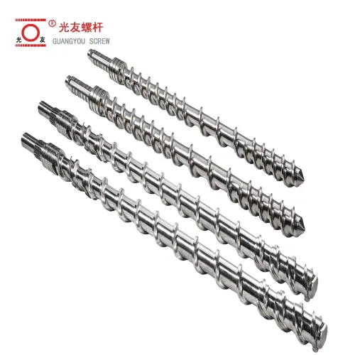 Șurub și butoi extruder bimetalic pentru mașini de plastic