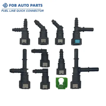 Fuel Line Quick Connect Disconnect Fitting for Hose Pipe - All Sizes