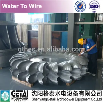 Forged pelton hydro turbine runner