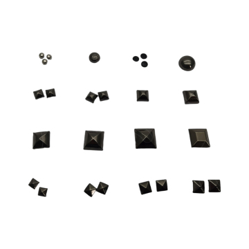 Multi-sized rivet for garment and bag