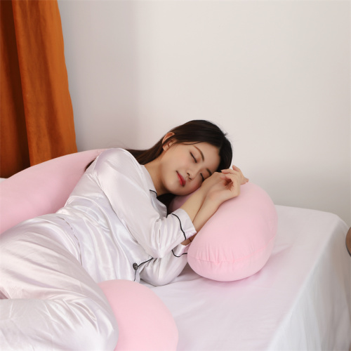 pregnancy pillow with Velvet or air layer cover