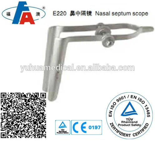 Nasal septum scope, Nose instruments