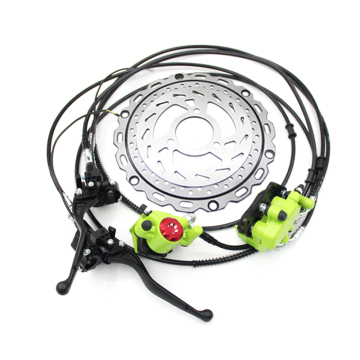 F6 Rear Linkage Pump Front Reverse Disc Brake System Kit for Electric Motorcycles and Scooters