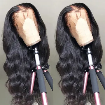 Wholesale Brazilian Virgin Hair Wigs Pre Plucked With Baby Hair HD Transparent Lace Front Wigs For Black Women Human Hair Wigs