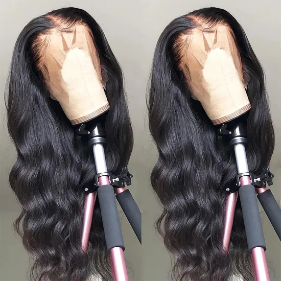 Wholesale Brazilian Virgin Hair Wigs Pre Plucked With Baby Hair HD Transparent Lace Front Wigs For Black Women Human Hair Wigs