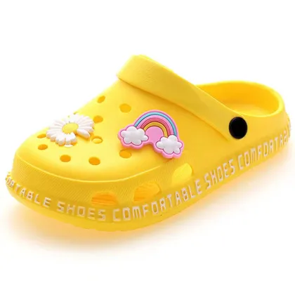 2022 Summer New Hole Shoes: Men's Beach Sandals & Women's Flat Garden Shoes