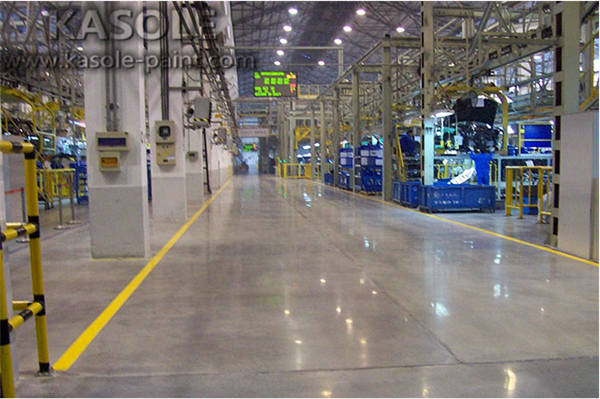 Plant concrete curing agent floor