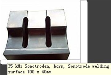 35khz Sonotroden Horn Sonotrode Welding Surface 100x40mm