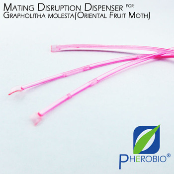 Mating Disruption Dispenser for Grapholitha molesta a.k.a Oriental Fruit Moth