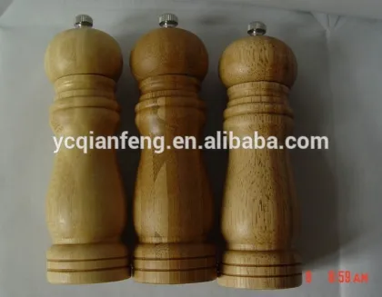 wooden salt and pepper mill, pepper grinder, salt mill, salt shaker