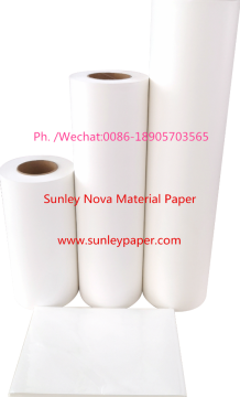 High release rate , fast dry 45,55, 80, 90, 100gsm sublimation paper for Clothing new two or four printed head machine