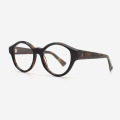 Round Bevel Acetate Unisex Optical Frames 23A3195