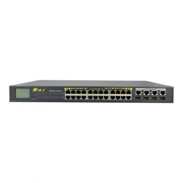 Unmanaged POE-Gigabit-Switch mit 24 Ports