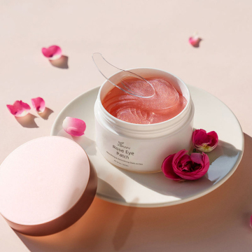 Bulgarian Rose Water Hydrogel Eye Patches for Under Eye Care