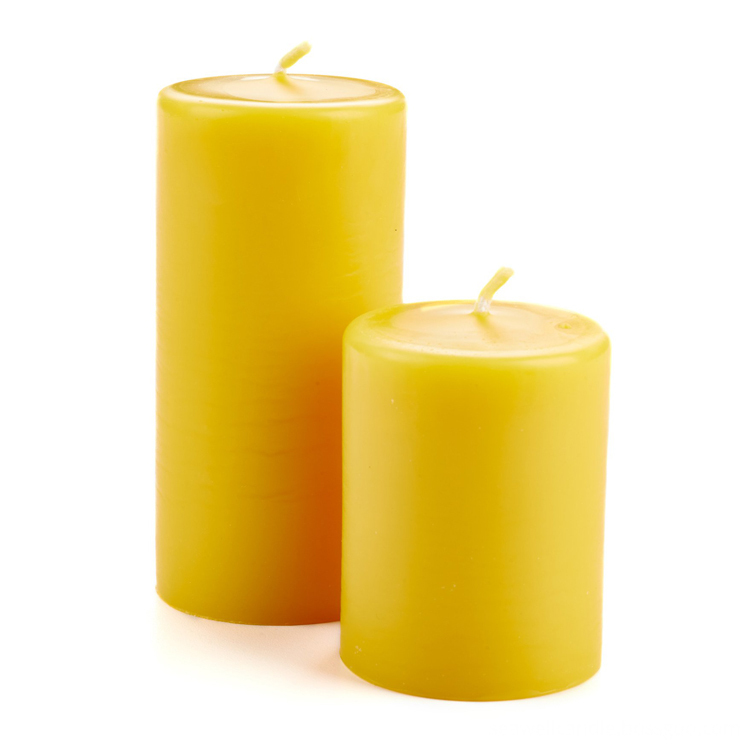 Beeswax Pillar Candle 2