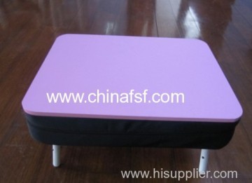 Folding Table Height Adjustable Table With 4 Leg Laptop Table 