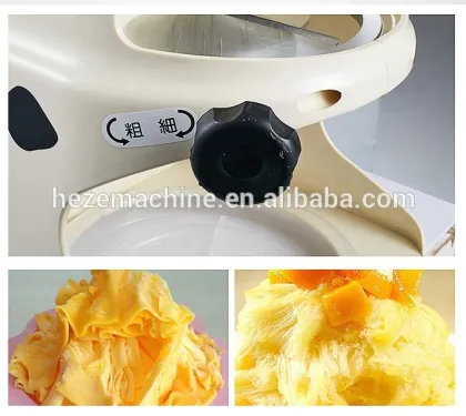 Industrial Automatic Ice Crusher: Flake Ice Shaver Maker Shaving Machine