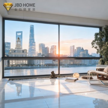 Iragazgaitza aluminiozko egitura tolestu beira leihoaren prezioa