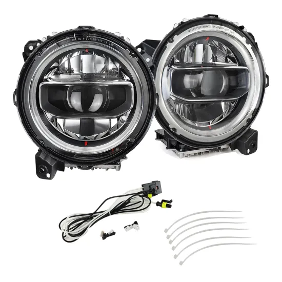 JL OEM LED Headlight for Jeep Wrangler 9 Inch Hi-Low Beam DRL Turn Signals (2018-2020)