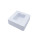 Plastic insert single thermoform white blister tray