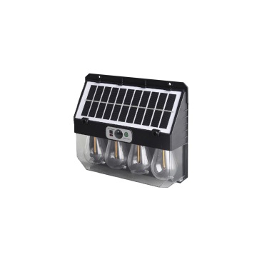 LED Solar Wall Light with Tungsten Wire Bulb, Waterproof & Motion Sensor - 3 Modes for Garden, House, Patio, Porch, Garage Lighting