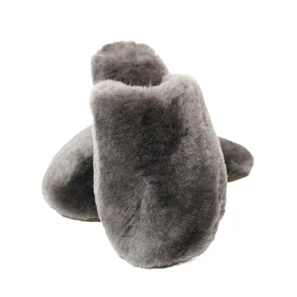 Shearling Slippers Closed Toe Slippers