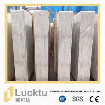 Factory supply white carrara artificial quartz stone slab
