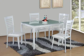 Various High Quality Metal And Glass Dining Set Suppliers