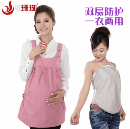 Double Layer Pregnant Mom Anti radiation maternity dress