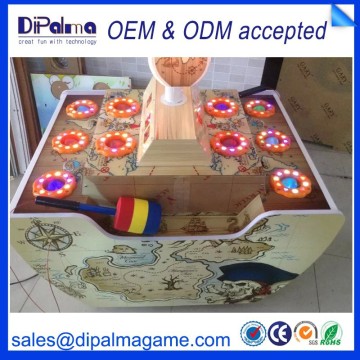 Tapping machine whack-a-mole pirates of double - double pink frog - double green frog - pirates of the frog