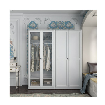 Factory Direct Luxury Metal Wardrobe Closet for Bedroom Furniture