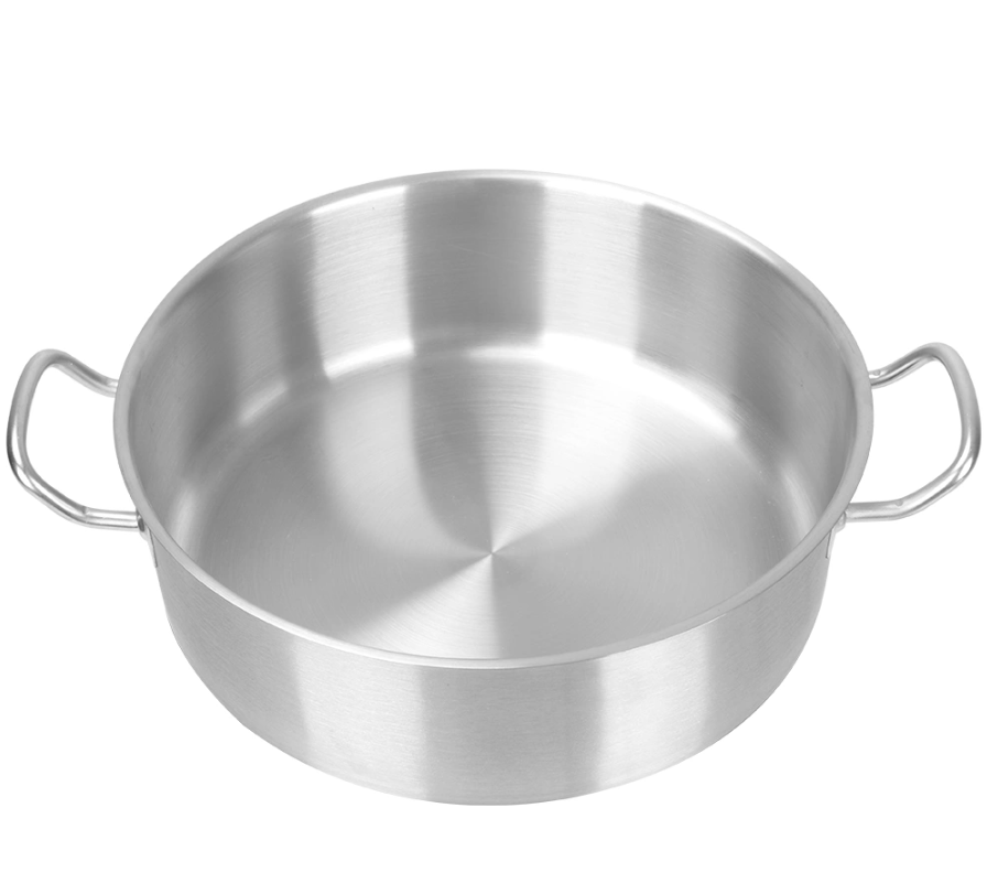 Commercial composite stainless steel sauce pan