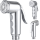 Kunststoff tragbare Toilette Hand Bidet Sprayer Shattaf