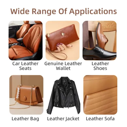 Home Care Leather Cleaner Liquid for Genuine Leather Goods - Decontamination & Maintenance
