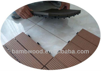 Good quality composite wood tile/wpc wall paper