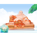 White Marble Reclining Maitreya Buddha