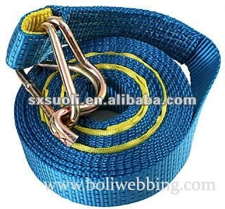 High tenacity polyester 2" 5000kg Ratchet Straps / lashng straps / 5T lifting straps / GS webbing straps / tie downs